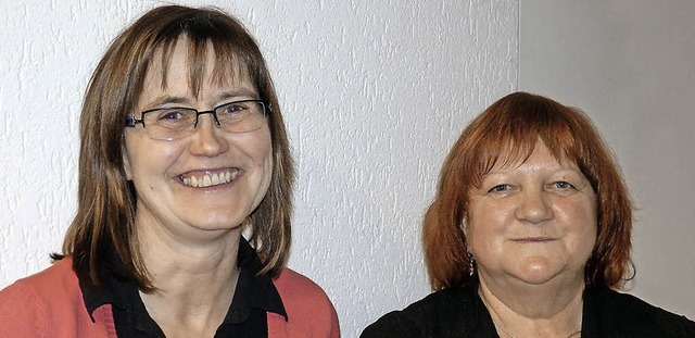 petra faller kassiererin und betty brkle 1. vorsitzende  | Foto: Dennis Wipf