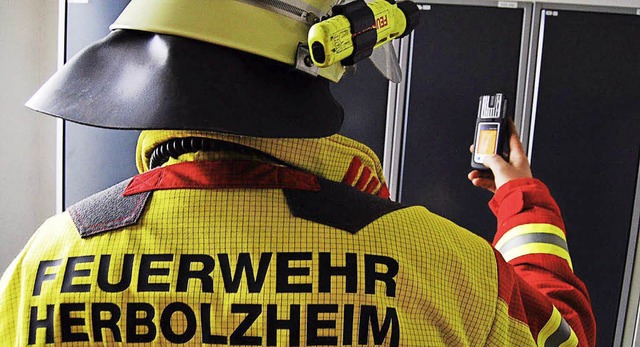 Gasmessgert im Einsatz bei der Feuerwehr Herbolzheim  | Foto: Feuerwehr Herbolzheim