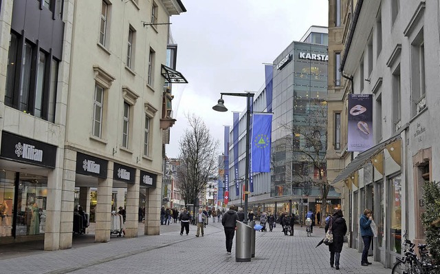 Das Kaufhaus im Zentrum der Stadt: &#8...icklung einer attraktiven Innenstadt.   | Foto: Nikolaus Trenz