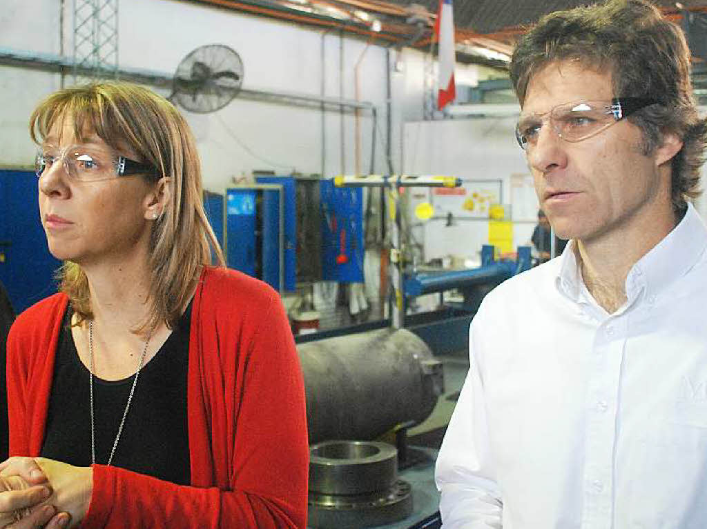 Susann und Werner Jakob leiten das chilenische Unternehmen Maestranza Diesel. Sie sind die Enkel eines Schweizer Einwanderers. 