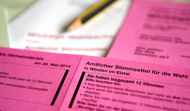 Abstimmungszettel werden immer kompliz...er Stadtstaat Bremen neue Wege gehen.   | Foto: DPA