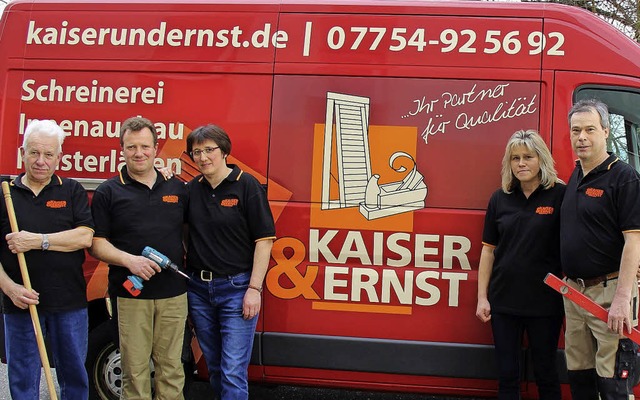 Das Team (von links): Diethelm Ernst, ...nst, Christina Kaier und Robert Kaiser  | Foto: old