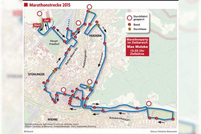 Freiburg läuft zum 12. Mal den Marathon – Mieses Wetter