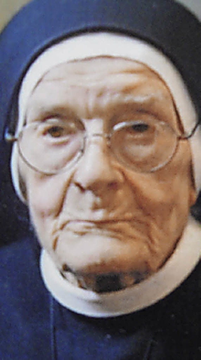 Schwester Eleonore  | Foto: Hansjrg Bader
