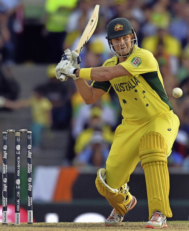 Australiens Batsman Shane Watson in Aktion  | Foto: afp
