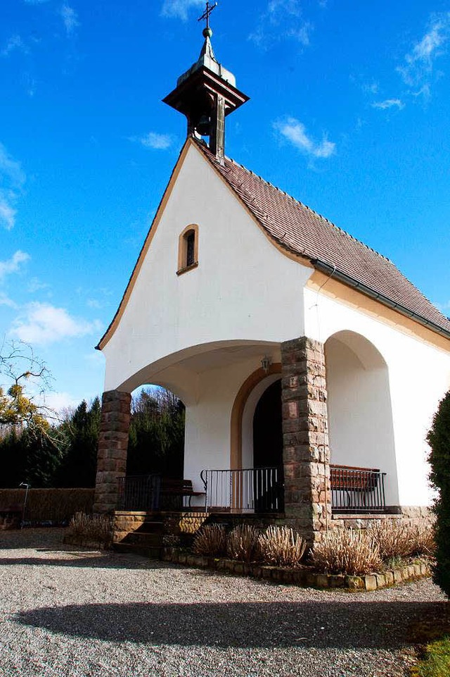 In der Kapelle in Drlinbach  hingen die drei Tafeln.  | Foto: Heidi Foessel