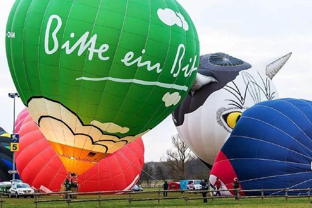 Fotos: Das Ballonfestival im Europa-Park in Rust von oben