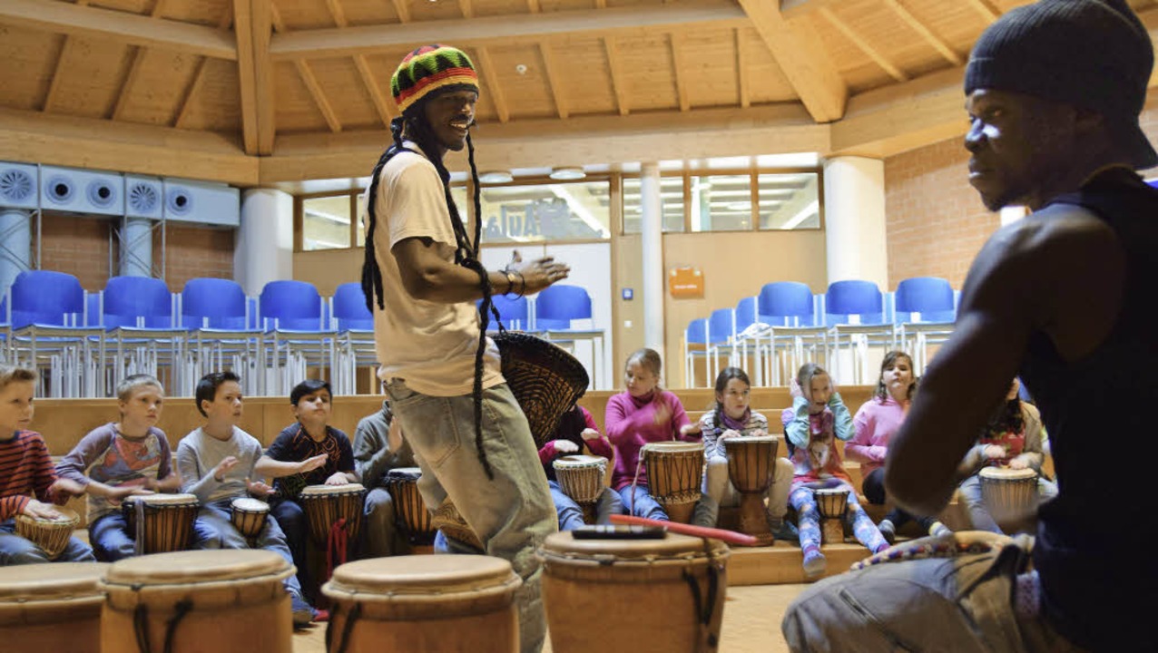Rhythmussicher sind die Viertklssler bei der Sache.   | Foto: Ehrlich