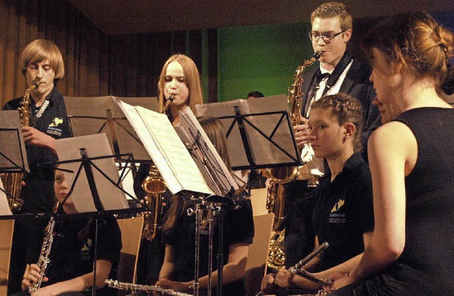 Melodien, Ohrwrmer, Erlebnisse, Freud...te auch ein Jazzensemble auf die Bhne  | Foto: Karin Stckl-Steinebrunner