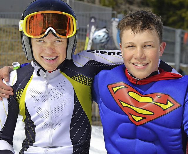 Super Jungs: Luis Fritschi (links) und Ferdinand Lffler  | Foto: junkel