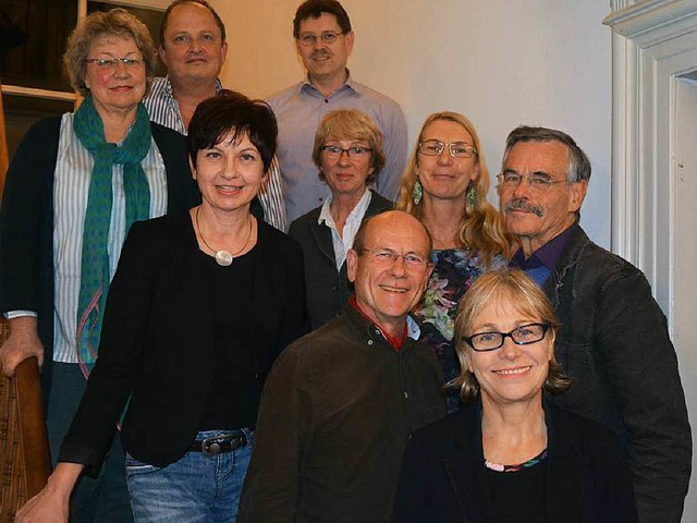 Der Vorstand des Vereins Bildende Kunst  | Foto: Barbara Ruda