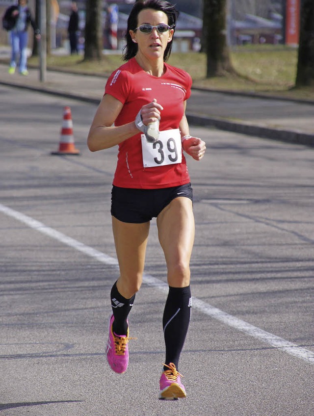 Locker zum Sieg im Halbmarathon: Jeannine Kaskel    | Foto: archiv: Miloslavic