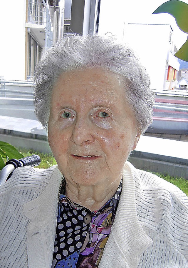 &#8222;Liesel&#8220; (Maria Luise) Fri... Mrz,   90. Jahre alt. (Archivbild).   | Foto: Karin Heinze