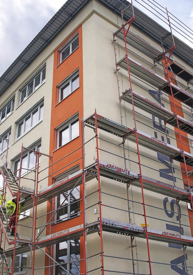 Am Montag hat der Abbau des Gersts am...ian an der Wehrer Hfstrae begonnen.   | Foto: Hrvoje Miloslavic