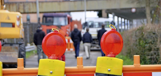 Fr den motorisierten Verkehr gesperrt...rversorgungsnetzes verantwortlich war.  | Foto: Peter Gerigk