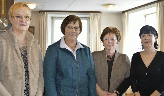 Der Vorstand des Frauenvereins: Heidi ...Renate Hornauer und Daniela Fritsche.   | Foto: Martina Weber-Kroker