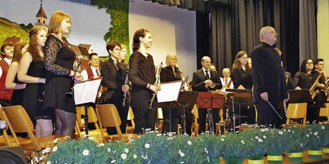 Eine gelungene Premiere feierte Dirige...Moroso mit dem Musikverein Rheinlust.   | Foto: Schopferer