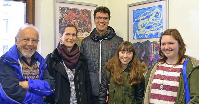Ulrich Mentz, Anne Sallawitz und Ulric... Realschule am Giersberg (von links).   | Foto: Michel Mattern