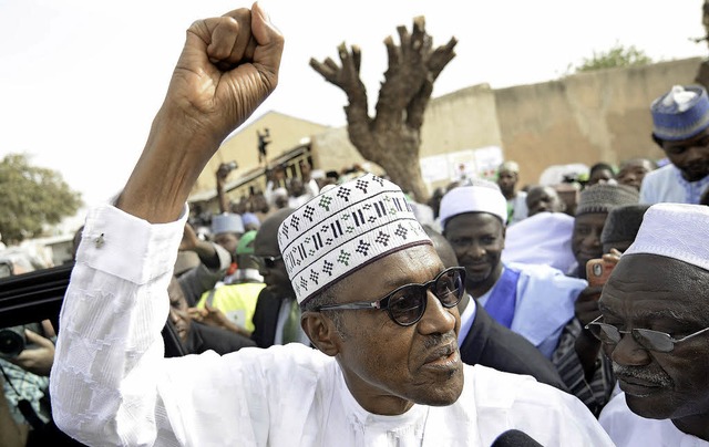 Muhammadu Buhari ist der Sieger bei der Prsidentenwahl in Nigeria.   | Foto: AFP