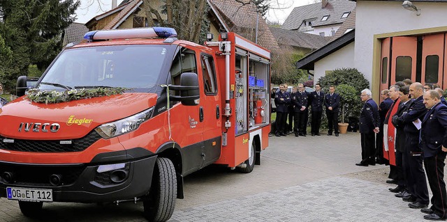 Bereit fr den Einsatz: Das Tragkrafts...er Feuerwehr-Abteilung Ettenheimweiler  | Foto: Decoux-Kone