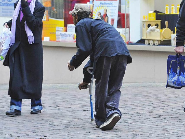 Immer wieder kommen Bettelbetrger in die Stadt. (Archivbild)  | Foto: Michael Bamberger