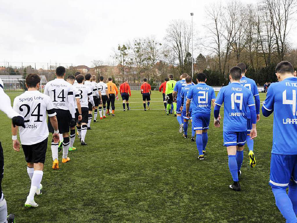 Ein intensives Derby lieferte sich LFV und Spielvereinigung. 600 Fans sahen zu.