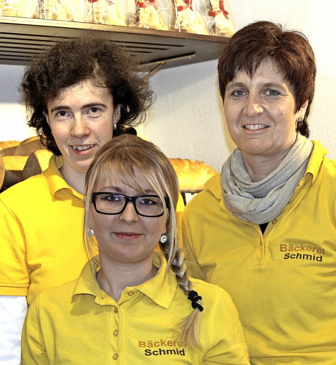 Bäckereieröffnung: Die Fachverkäuferin...Kunden in der Baarstadt zur Verfügung.  | Foto: Christa Maier
