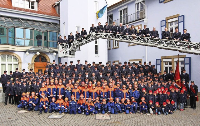 Die Feuerwehr Bad Krozingen feiert ihren 150 Geburtstag.  | Foto: Ute Wehrle