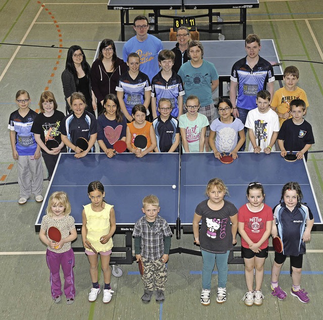 16 Minis nahmen  auf Einladung der TTF...ier in der Stadthalle Sthlingen teil.  | Foto: Noeske