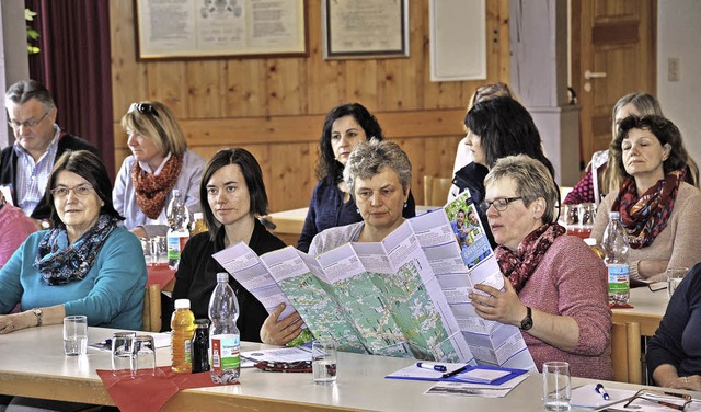 Gut besucht war die Gastgeberschulung ...eue Verzeichnisse vorgestellt wurden.   | Foto: Dauenhauer