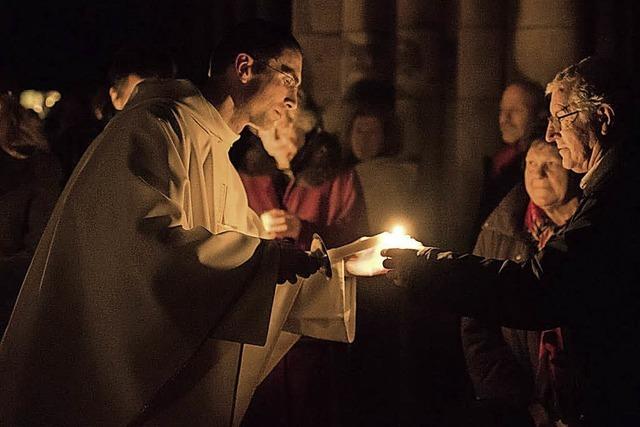 Die Ostergottesdienste waren in Freiburg gut besucht