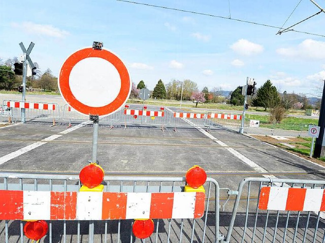 Leitungen sind verlegt,  Straen  fert...s bewegt sich nichts in Gutleutmatten.  | Foto: Rita Eggstein