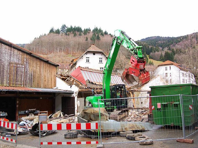 Da bist du platt: Dass die eher unsche... bis zu 20 Mitarbeiter  beschftigte.   | Foto: Ulrike Jger