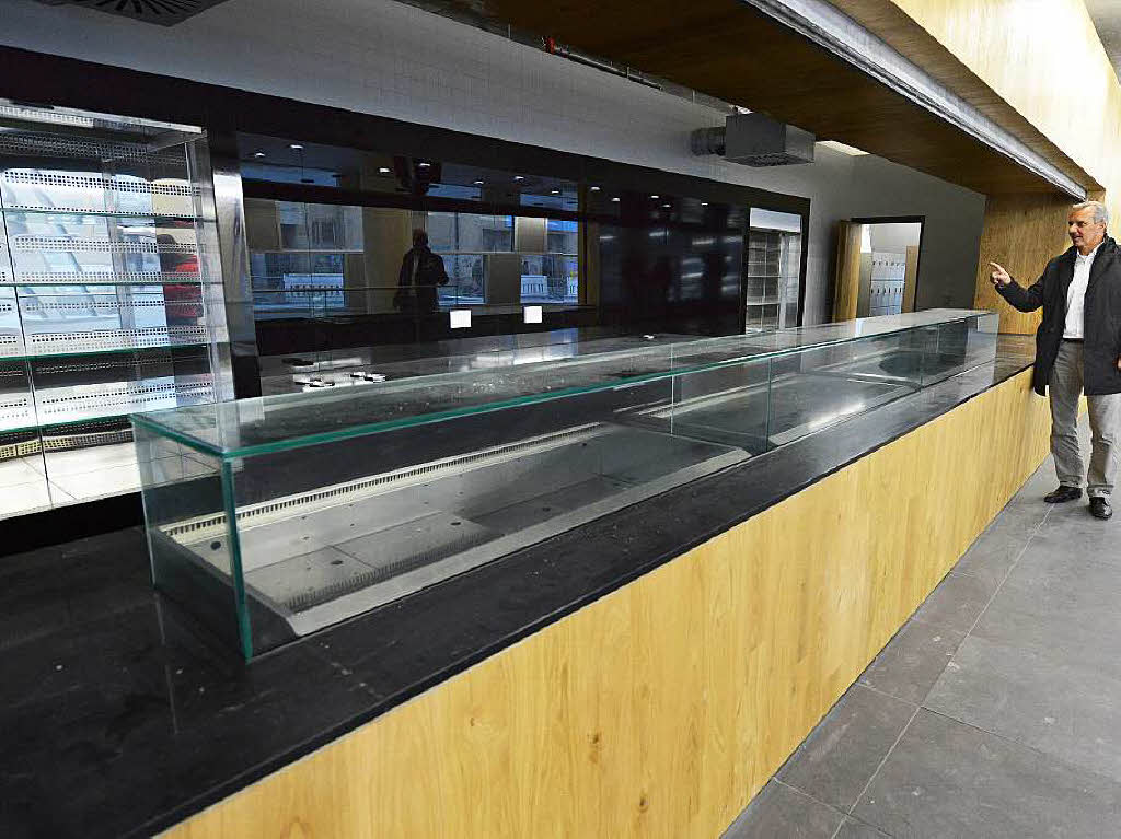 Die neue Cafeteria im Erdgeschoss