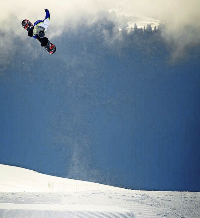 berflieger: Snowboarder Luis Eckert aus Hinterzarten  | Foto: jger