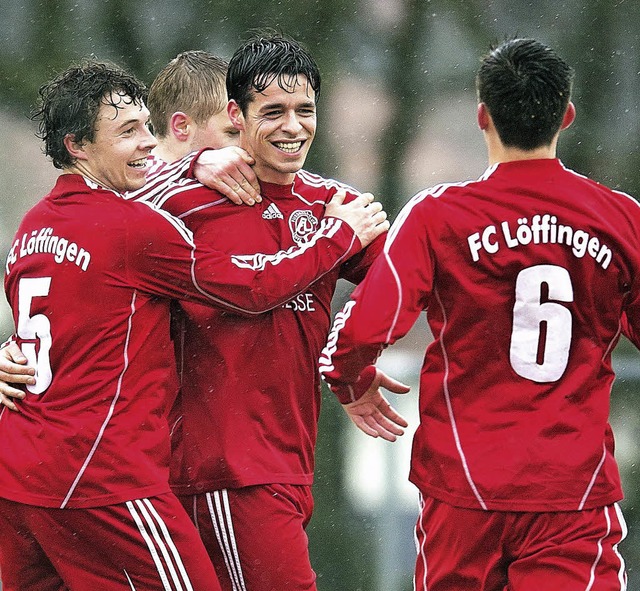 Souvern in der ersten Halbzeit: Lffi...ere Saison in der Fuball-Landesliga.   | Foto: wolfgang scheu