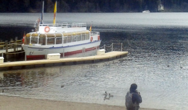 Der bergang vom Mrz in den April war... aber die Titisee-Flotte ist drauen.   | Foto: Heinz Roller