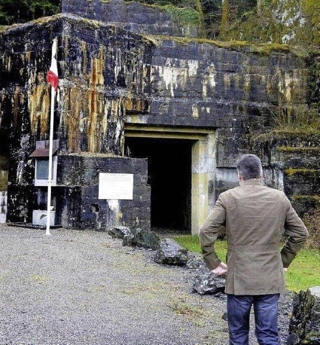 Der Eingang zum Tunnel von Urbs:  Hie...t aber nach Neckar-Elz verlegt wurde.   | Foto: Hans-Peter Goergens