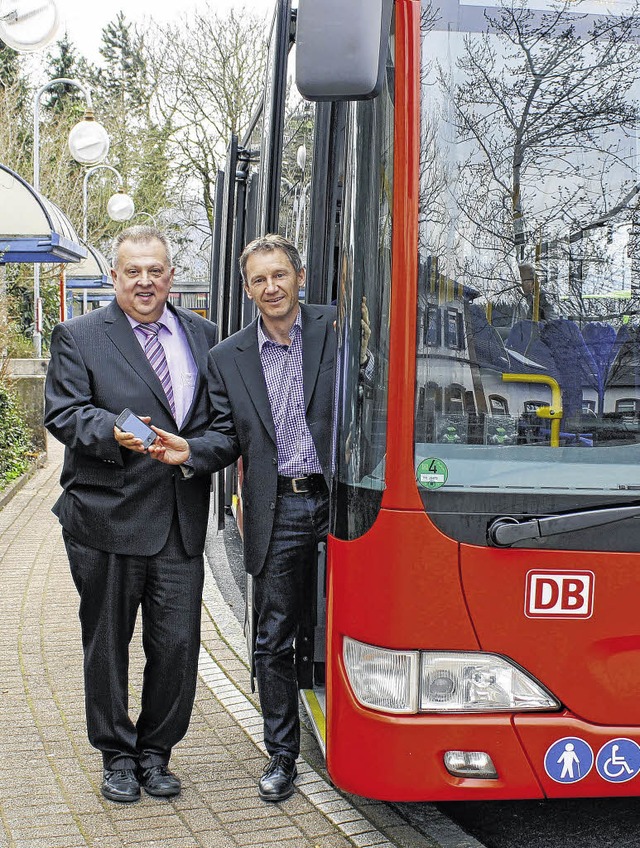 Harald Sautner (links) und WTV-Geschf...rbunds einer mobilen Zukunft entgegen.  | Foto: Isabelle Arndt