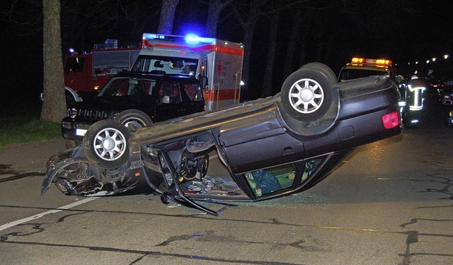 Demoliert wurde dieser Wagen nach einem berschlag auf der Berliner Strae.  | Foto: Christian Ringwald