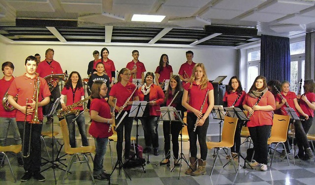 Die Jungmusikergruppe des Ortsvereins Katzenmoos.    | Foto: ZVG