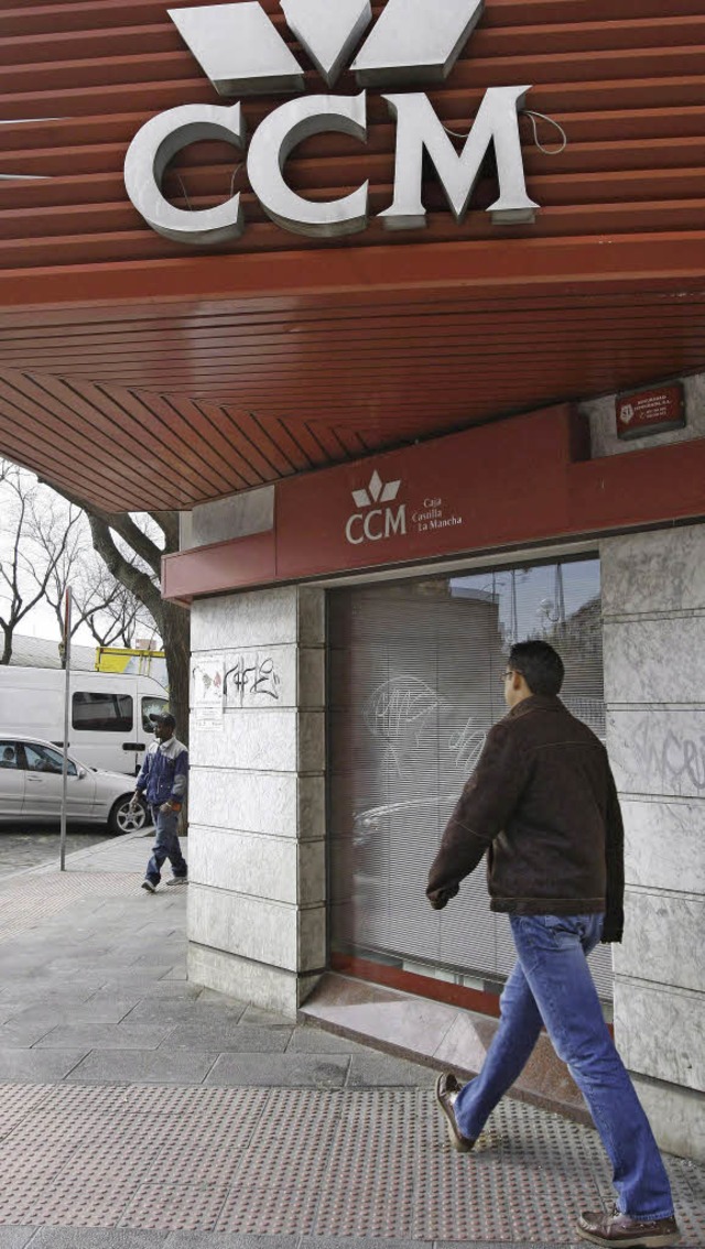 Die CCM war die erste von Spaniens  Sp...die vom Staat gerettet werden musste.   | Foto: dpa