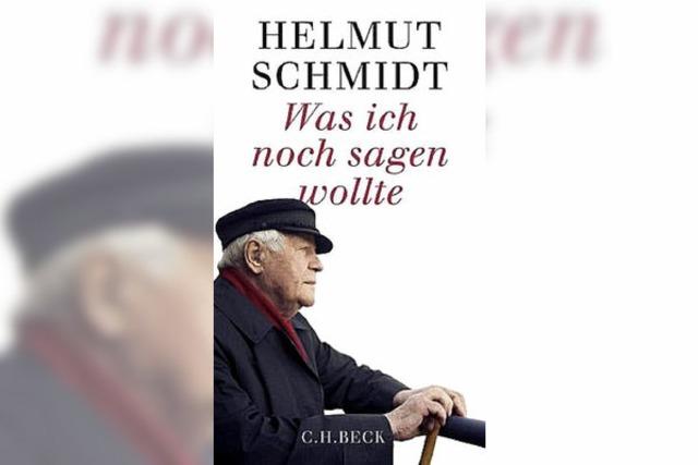 Helmut Schmidt: Eine Tragdie des Pflichtbewusstseins