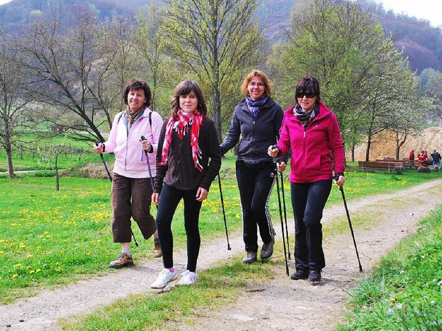 Der Bassgeigenlauf fhrt durch den noch jungen Frhling am Kaiserstuhl.  | Foto: Benjamin Bohn