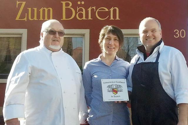 Norsinger Restaurant Zum Bren gehrt zu den „Historischen Gasthusern Badens“