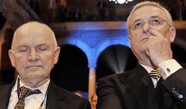 Beinahe beste Freunde &#8211; das ist ...d Pich (links) und Martin Winterkorn   | Foto: dpa