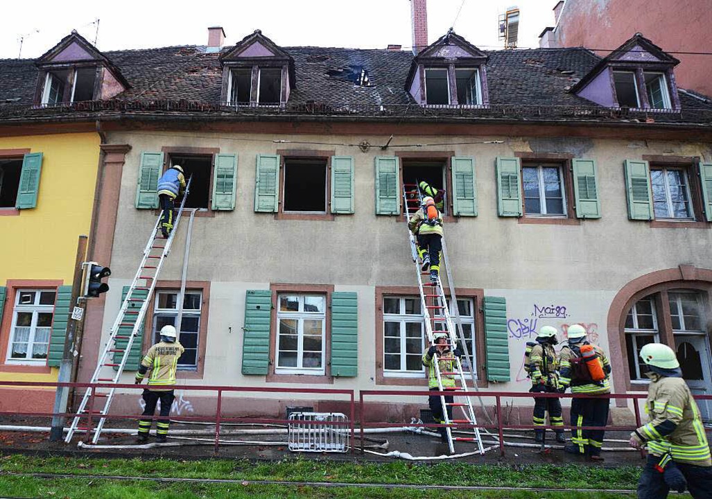 Feuerwehreinsatz in Freiburg  | Foto: Patrick Seeger