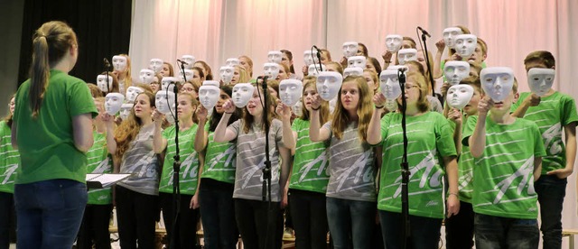 Beeindruckende Leistungen zeigten die jungen Musical-Darsteller in Wyhl.  | Foto: Christel Hlter-Hassler