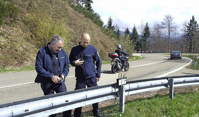 Die Polizei wird in den kommenden Woch...dhochstrae regelmig kontrollieren.   | Foto: daniela busam