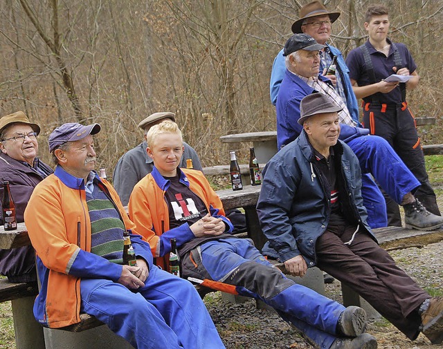 Holzversteigerung, wie hier in Adelhau...besonders Fest mit kernigem Charakter.  | Foto: Petra Wunderle